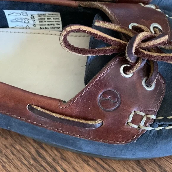 RARE Orca Bay HANDMADE “Bahamas” Leather sailing Shoes Sz 40 - Picture 5 of 10